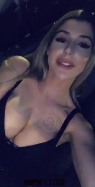 Andie Adams pussy fingering at night in car snapchat premium xxx porn videos on dollser.com