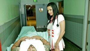 Glamorous Aletta Ocean is laid at the doctor's and fucked hard on dollser.com