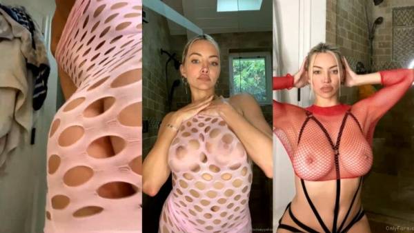Lindsey Pelas Fishnet Dress Livestream Video Leaked on dollser.com