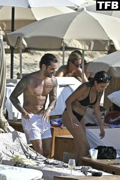 Rodri Fuertes Enjoys a Day with a Girl on the Beach in Ibiza on dollser.com