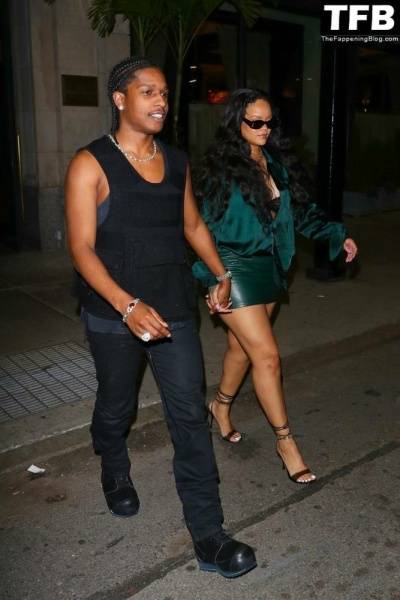 Rihanna & ASAP Rocky Enjoy a Date Night at the Ned Hotel on dollser.com