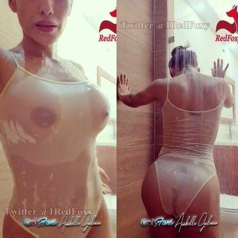 Anabella Galeano Nude Swimsuit Shower Video Leaked on dollser.com