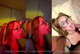 Callmeslooo Blowjob Facial Cumshot Porn Video Leaked on dollser.com