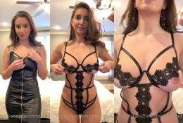 Christina Khalil Sexy Lingerie Boob Play Video Leaked on dollser.com