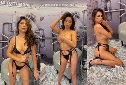 Arianny Celeste Nude Black Lingerie Tease Video Leaked on dollser.com