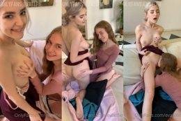 Eva Elfie Nude Lesbian Sex Video Leaked on dollser.com