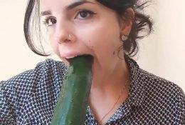 Jessy ASMR Cucumber Sucking Sounds Video Leaked on dollser.com