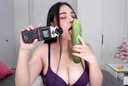 ASMR Wan Cucumber Licking Video Leaked on dollser.com