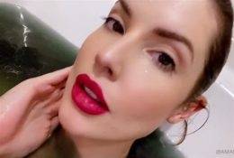 Amanda Cerny Nude Bathing OnlyFans Leaked Video on dollser.com