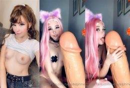 Belle Delphine Sucking Biggest Dildo Dick OnlyFans Video on dollser.com