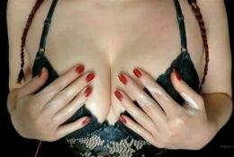 Flirty ASMR OnlyFans Breast Massage Video on dollser.com