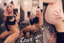 Belle Delphine NSFW Teasing Her Ass Snapchat Leaked Video on dollser.com