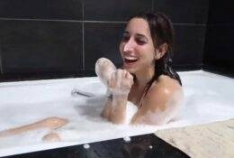 Christina Khalil Topless Bathing Lewd Video on dollser.com