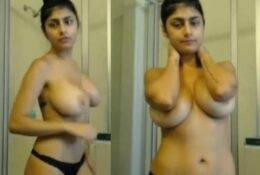 Mia Khalifa Private Shower Nude Porn Video on dollser.com