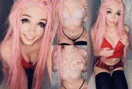 Belle Delphine Red Snapchat Shower Singing on dollser.com