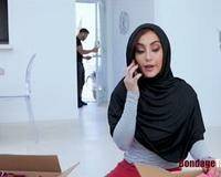 Hijab Repressed Babe Gets Rough Fuck on dollser.com