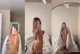 Daisy Keech Nipple Tease Selfie Video Leaked on dollser.com