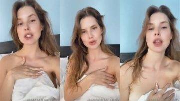 Amanda Cerny Nude Morning Teasing Video Leaked on dollser.com