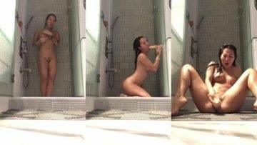 Asa Akira Nude Dildo Fucking in Shower Porn Video Leaked on dollser.com