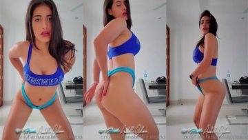 Anabella Galeano Nude Gym Wear Teasing Video Leaked on dollser.com