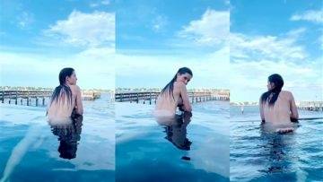 Amanda Cerny Nude Swimming Video Leaked on dollser.com