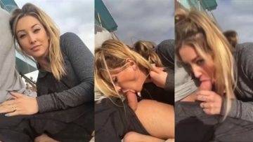 Austin Reign Snapchat Nude Blowjob At Beach Video Leaked on dollser.com