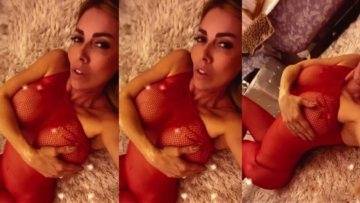 Emanuela Botto Nude Red Lingerie Teasing Video Leaked on dollser.com