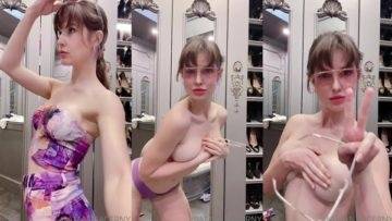 Amanda Cerny Nude Striptease Porn Video Leaked on dollser.com