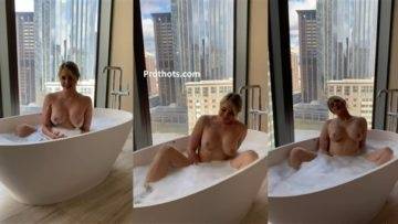 Courtney Tailor Nude Masturbating Bathtub Onlyfans Video Leaked on dollser.com