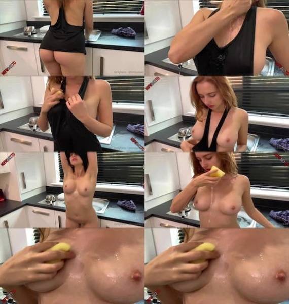 Sophias Selfies - Soothing nude body in the kitchen on dollser.com