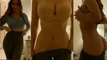 Christina Khalil Nude Changing Clothes Video Leaked on dollser.com