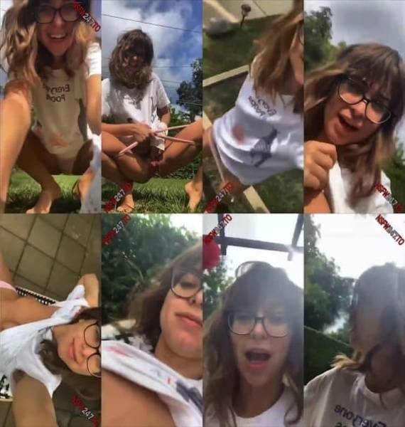 Riley Reid outdoor pee show snapchat premium 2020/08/29 on dollser.com