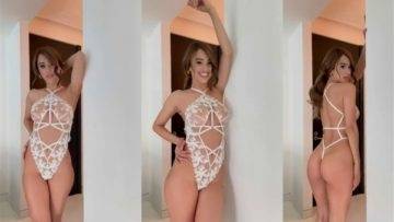 Yanet Garcia Nude See Through Lingerie Video Leaked on dollser.com