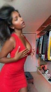 Leaked Tiktok Porn Red dress Mega on dollser.com