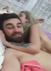Turkish couple cuddling naked after sex - Turkey on dollser.com