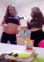 Drunk russian teens sexy tease on periscope - Russia on dollser.com