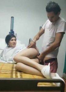 Teen fucks with her cousin in hospital on dollser.com