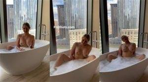 Courtney Tailor Nude Masturbating in Bathtub Porn Video Leaked Mega on dollser.com