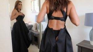 Tiktok Porn Christina Khalil Black Dress on dollser.com