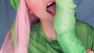 Belle Delphine Monster Dildo Blowjob Onlyfans Video Mega on dollser.com