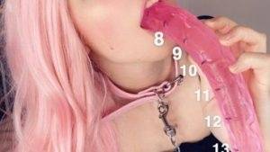 Belle Delphine Big Pink Dildo Onlyfans Leaked Mega on dollser.com