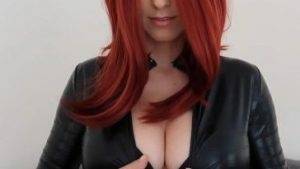 Christina Khalil Black Widow Cosplay Video Mega on dollser.com