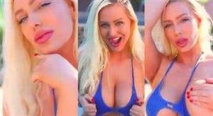 Leak Tiktok Porn Tara Babcock Blue Monokini Nude Video Leaked on dollser.com