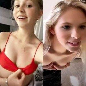 Delphine JORDYN JONES TEASING SHOWING OFF HER TINY TITS on dollser.com