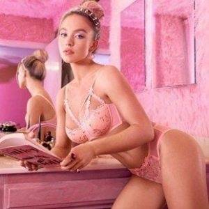 Delphine SYDNEY SWEENEY IN LINGERIE AND ORGASMING on dollser.com