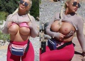 Delphine Tara Babcock Topless Hiking Nudes on dollser.com