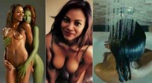 Delphine Zoe Saldana Nude Photos Leaked on dollser.com