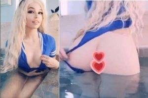 Belle Delphine Swimsuit Pool Snapchat Lewds Thotbook on dollser.com