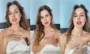 Amanda Cerny Nude Wake up Teasing Video Leaked on dollser.com