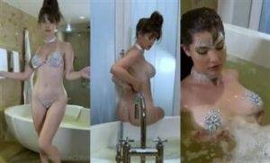 Amanda Cerny Nude Bathtub Porn Video Leaked on dollser.com